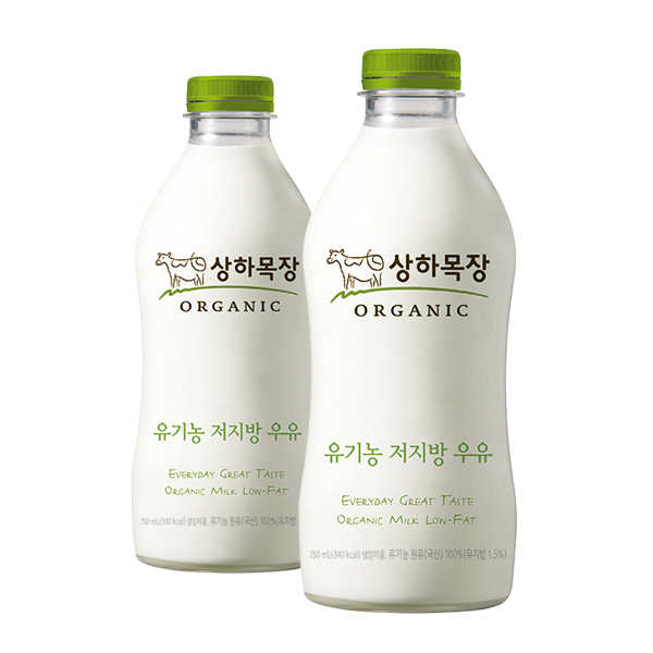 상하목장 유기농 저지방 우유