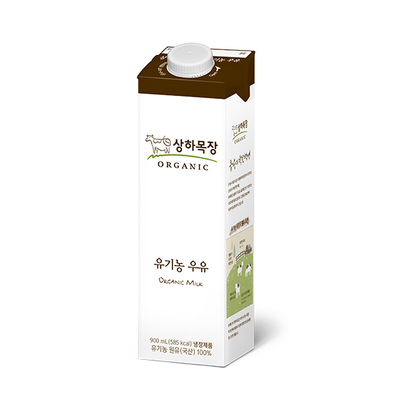 상하목장 유기농 우유 900mL
